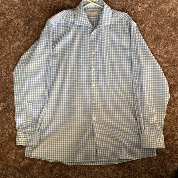 Mens Michael Kors Non Iron Dress Shirt - Picture 8 of 10